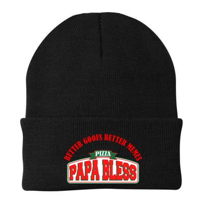 Papa Bless Pizza Better Goofs Better Memes Funny Meme Beanie