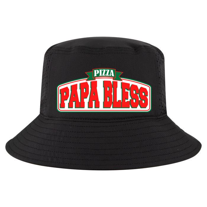 Papa Bless Pizza Funny Meme Prank Logo Cool Comfort Performance Bucket Hat
