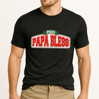 Papa Bless Pizza Funny Meme Prank Logo Cooling Performance Crew T-Shirt