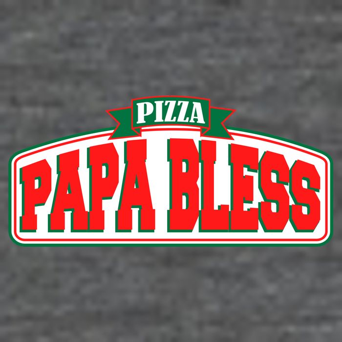 Papa Bless Pizza Funny Meme Prank Logo Zip Tote Bag