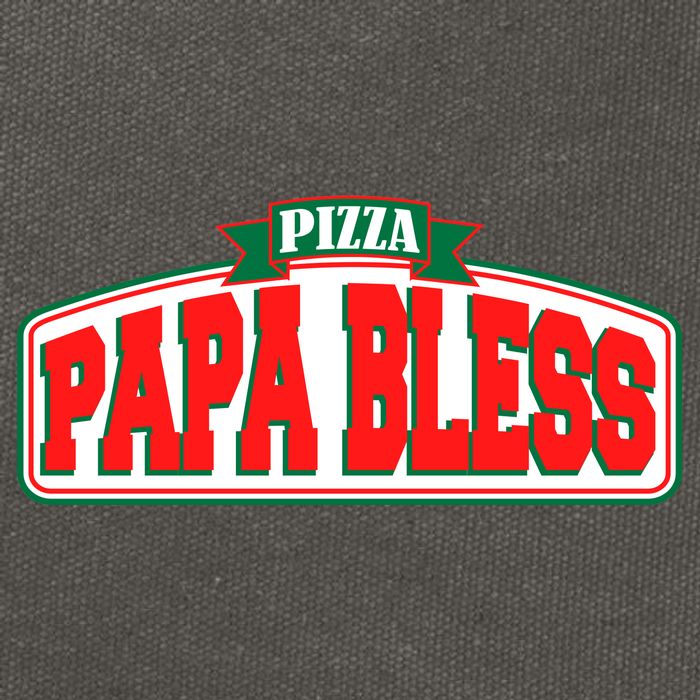 Papa Bless Pizza Funny Meme Prank Logo Cotton Canvas Backpack