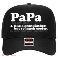 Papa Definition High Crown Mesh Back Trucker Hat
