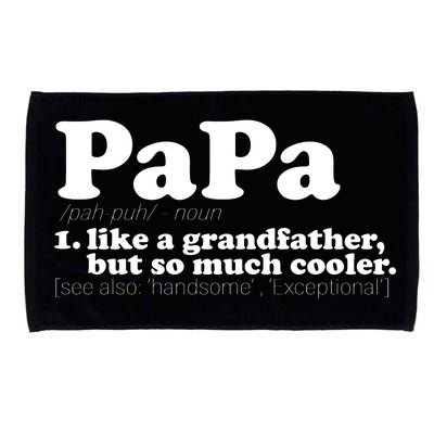 Papa Definition Microfiber Hand Towel