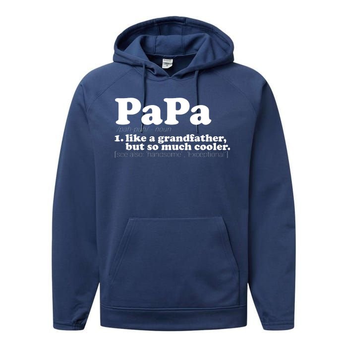 Papa Definition Performance Fleece Hoodie