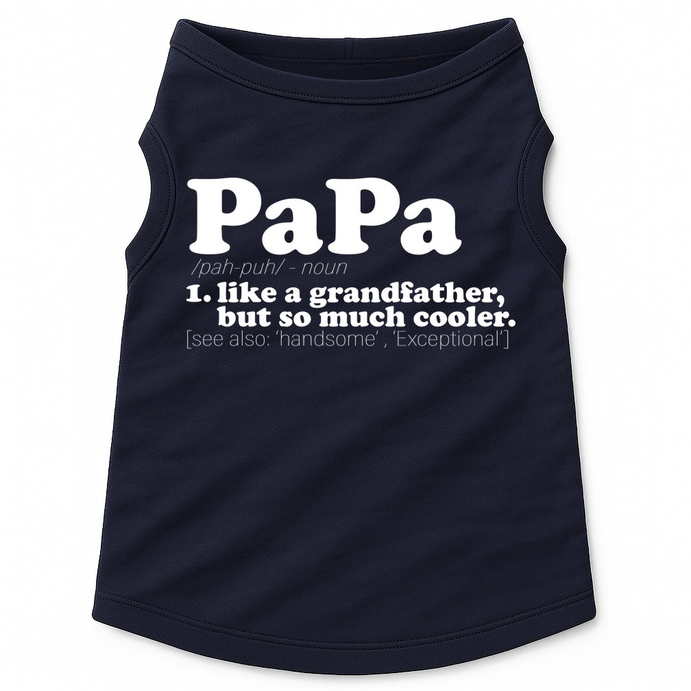 Papa Definition Doggie Tank