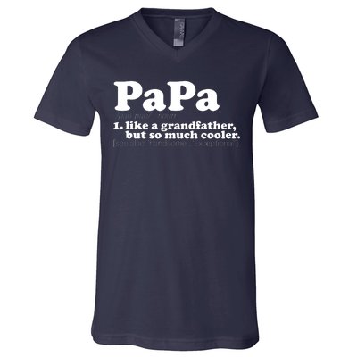 Papa Definition V-Neck T-Shirt