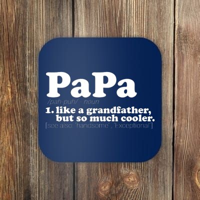 Papa Definition Coaster