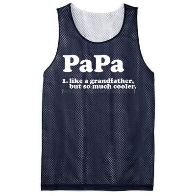 Papa Definition Mesh Reversible Basketball Jersey Tank