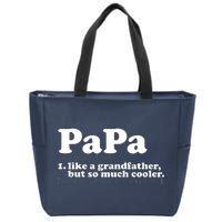 Papa Definition Zip Tote Bag