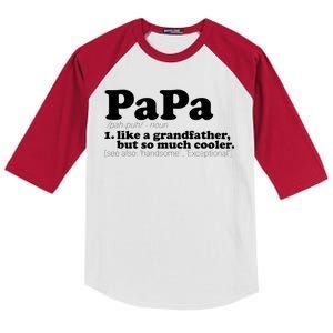 Papa Definition Kids Colorblock Raglan Jersey