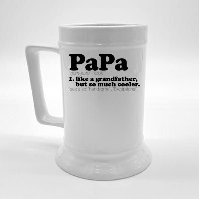 Papa Definition Beer Stein