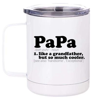 Papa Definition 12 oz Stainless Steel Tumbler Cup