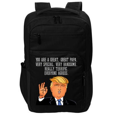 Papa Donald Trump Impact Tech Backpack