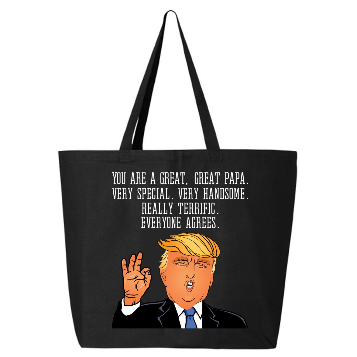 Papa Donald Trump 25L Jumbo Tote