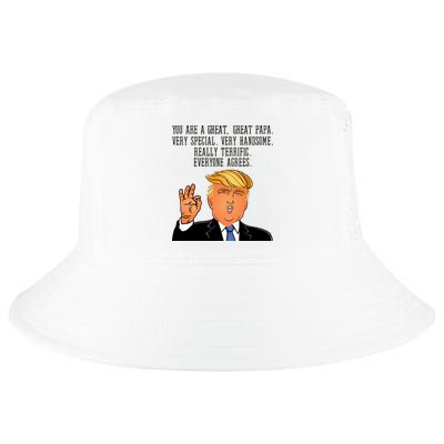 Papa Donald Trump Cool Comfort Performance Bucket Hat