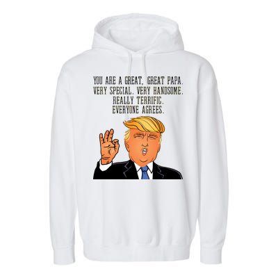 Papa Donald Trump Garment-Dyed Fleece Hoodie