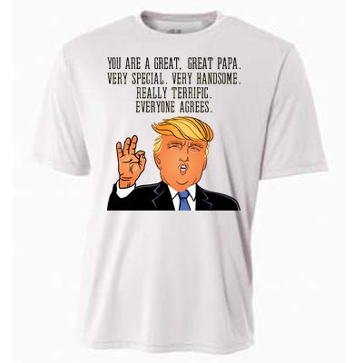 Papa Donald Trump Cooling Performance Crew T-Shirt