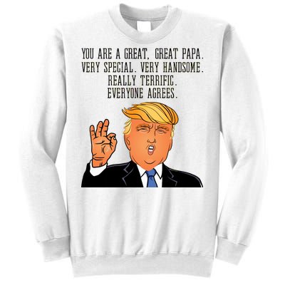 Papa Donald Trump Sweatshirt