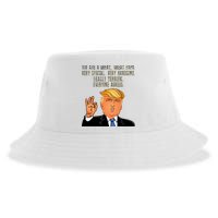 Papa Donald Trump Sustainable Bucket Hat