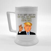 Papa Donald Trump Beer Stein