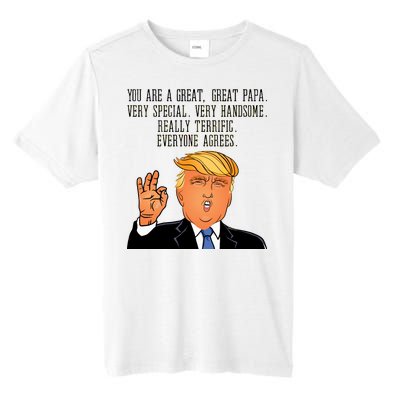 Papa Donald Trump Tall Fusion ChromaSoft Performance T-Shirt