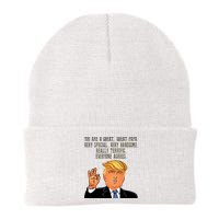 Papa Donald Trump Knit Cap Winter Beanie