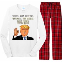 Papa Donald Trump Long Sleeve Pajama Set