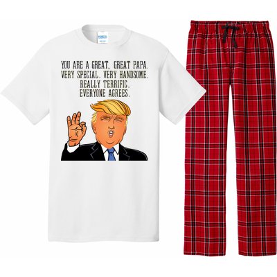 Papa Donald Trump Pajama Set