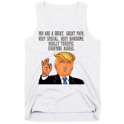 Papa Donald Trump Tank Top