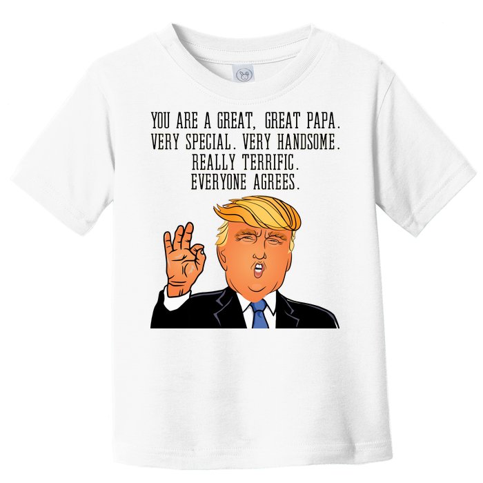 Papa Donald Trump Toddler T-Shirt