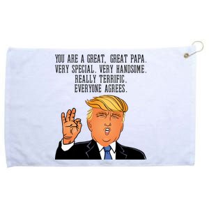 Papa Donald Trump Grommeted Golf Towel