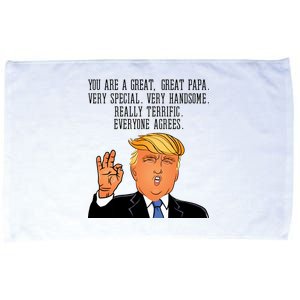 Papa Donald Trump Microfiber Hand Towel