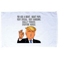 Papa Donald Trump Microfiber Hand Towel