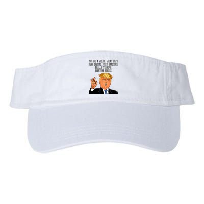 Papa Donald Trump Valucap Bio-Washed Visor