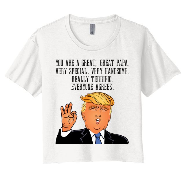 Papa Donald Trump Crop Top