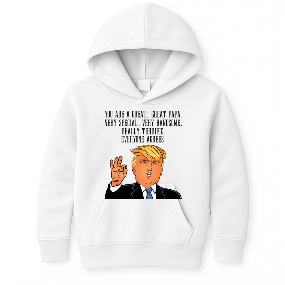 Papa Donald Trump Kids Hoodie