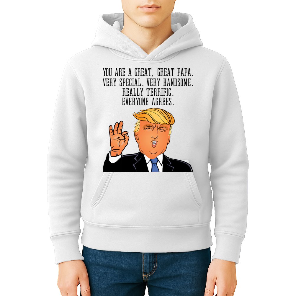 Papa Donald Trump Kids Hoodie