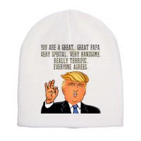 Papa Donald Trump Short Acrylic Beanie