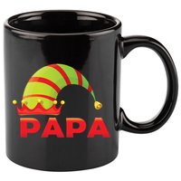 Papa Elf 11oz C Handle Ceramic Mug