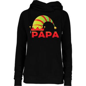 Papa Elf Womens Funnel Neck Pullover Hood