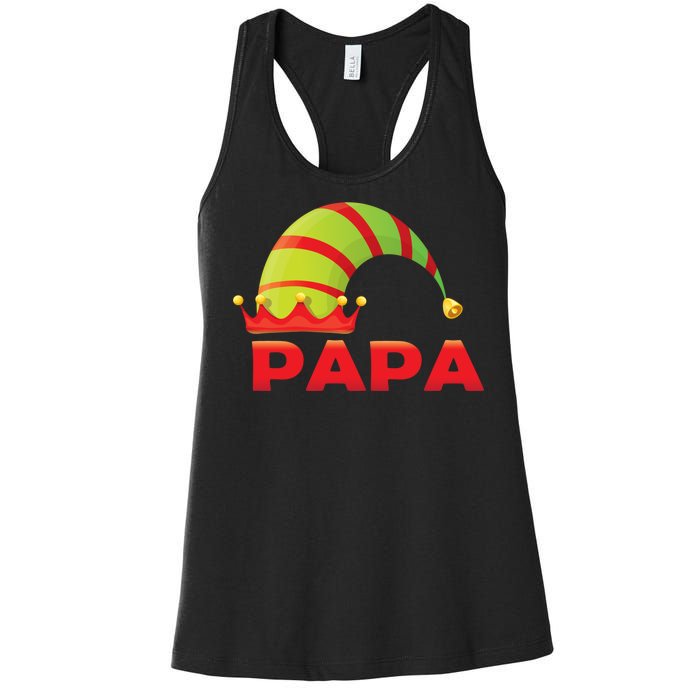 Papa Elf Women's Racerback Tank