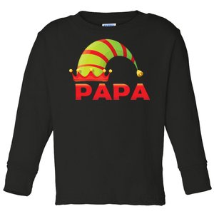 Papa Elf Toddler Long Sleeve Shirt