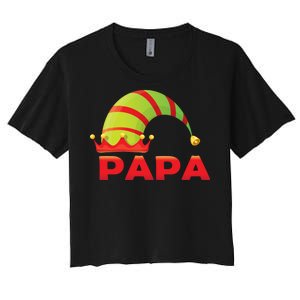 Papa Elf Women's Crop Top Tee