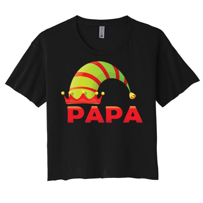 Papa Elf Women's Crop Top Tee