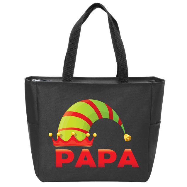Papa Elf Zip Tote Bag