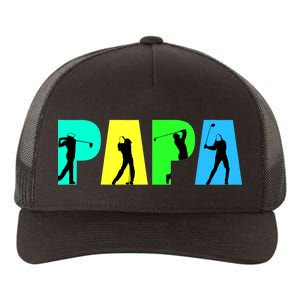 Papa Golfing Yupoong Adult 5-Panel Trucker Hat