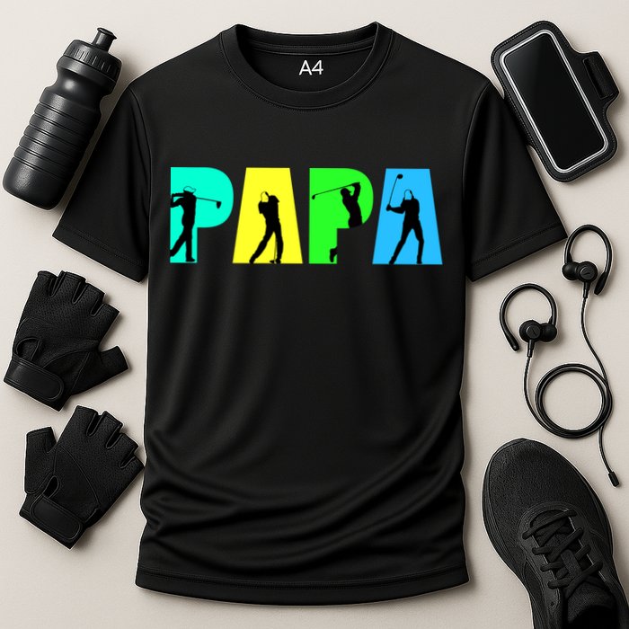 Papa Golfing Cooling Performance Crew T-Shirt