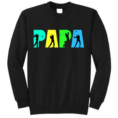 Papa Golfing Sweatshirt