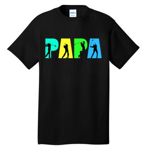 Papa Golfing Tall T-Shirt