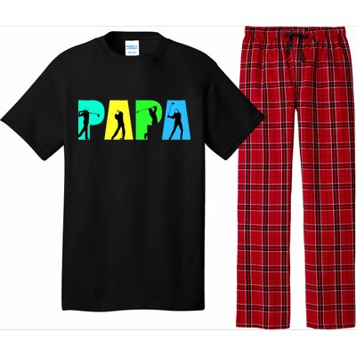 Papa Golfing Pajama Set